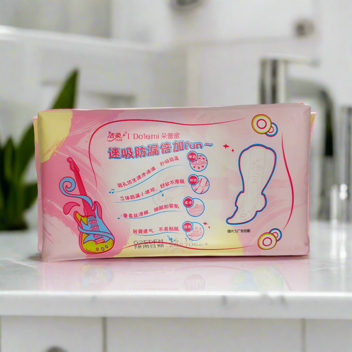 C&S Do'le'mi Sanitary Pads - Heavy Absorbency Dual Leakproof Thin Breathable 420mm - 8 pieces