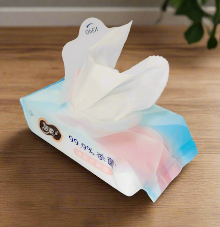 洁柔杀菌湿巾 - 8 包，7 片/包