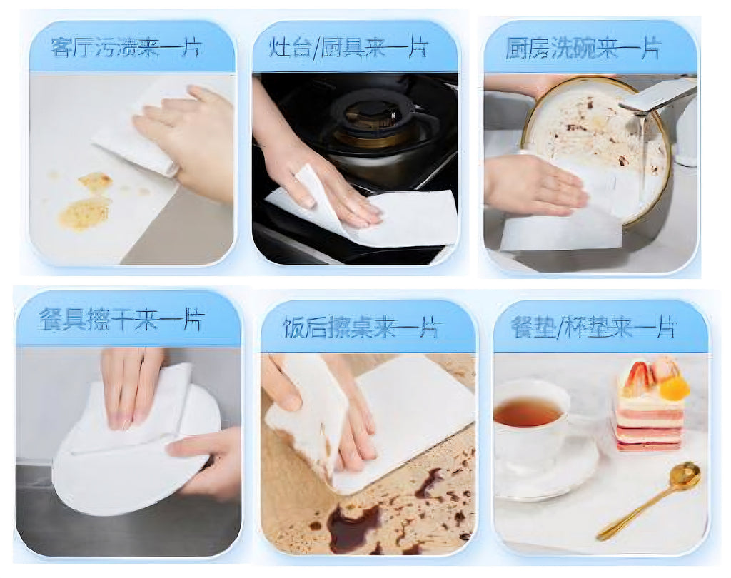 C&S Disposable Kitchen Cotton Towels - 40 sheets