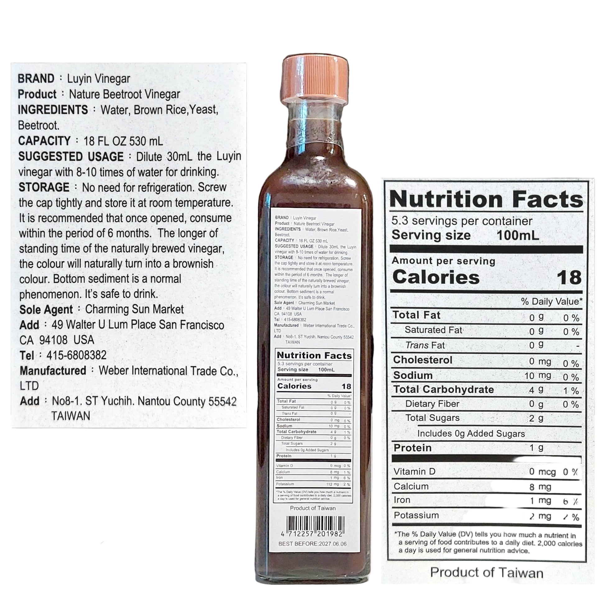 Luyin Vinegar - Beetroot