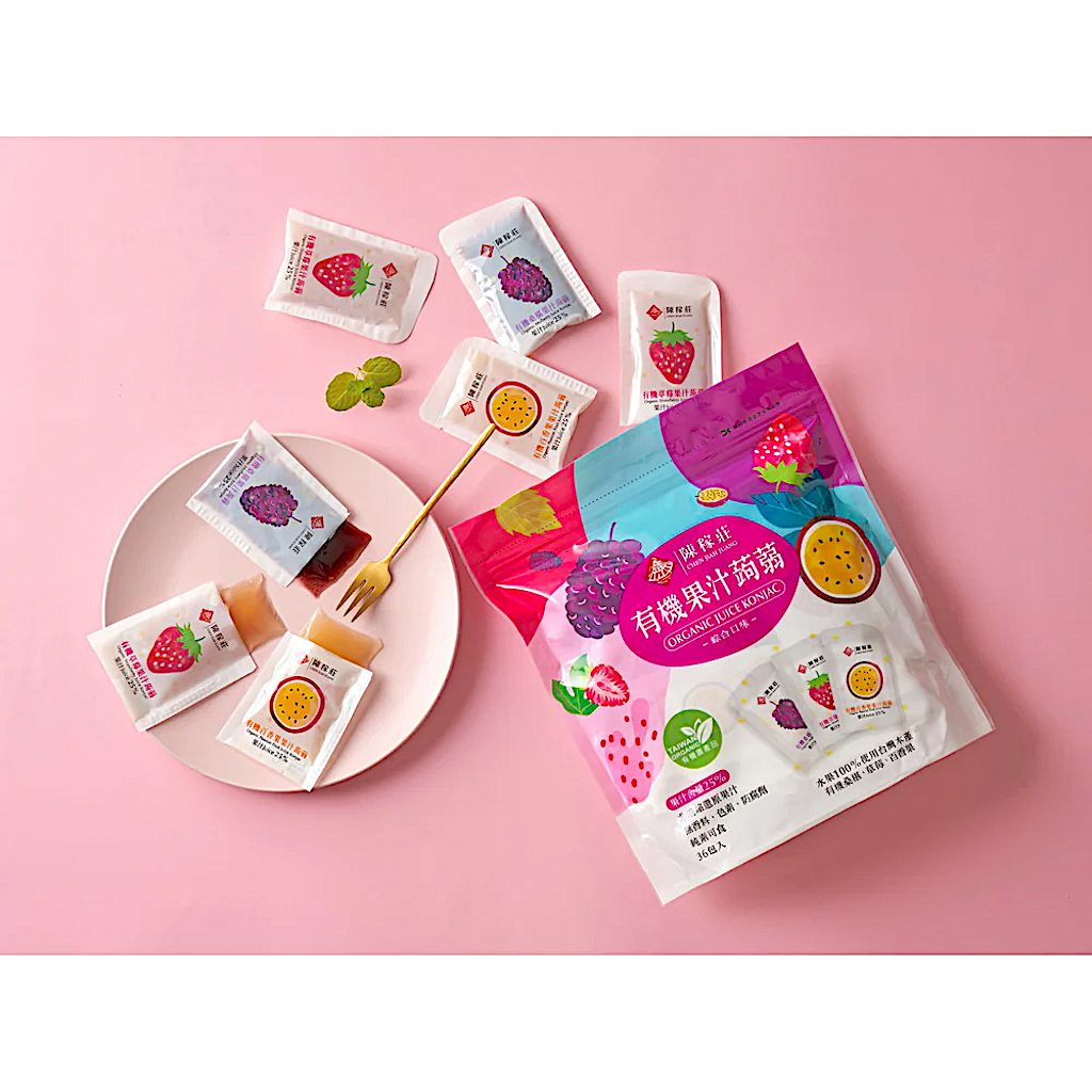 ChenJiahJuang Organic Juice Konjac (Mulberry, Strawberry, Passion Fruit)