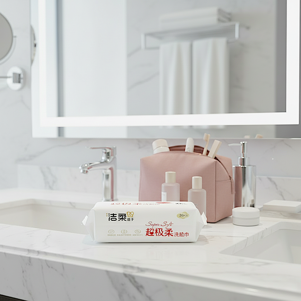 C&S Facial Cleansing Towel - Cellulose Fiber - 20 sheets