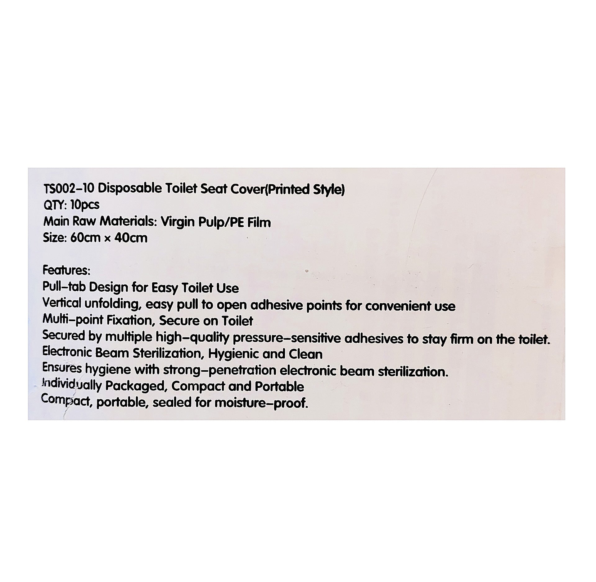 C&S Disposable Toilet Seat Cover