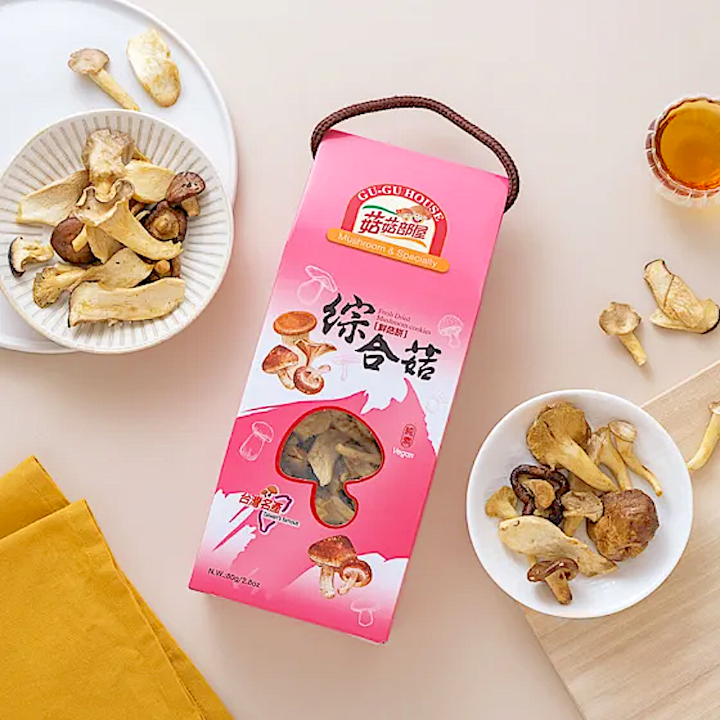 GuGuHouse Fresh Dried Mushroom Cookies (Mixed Flavors)