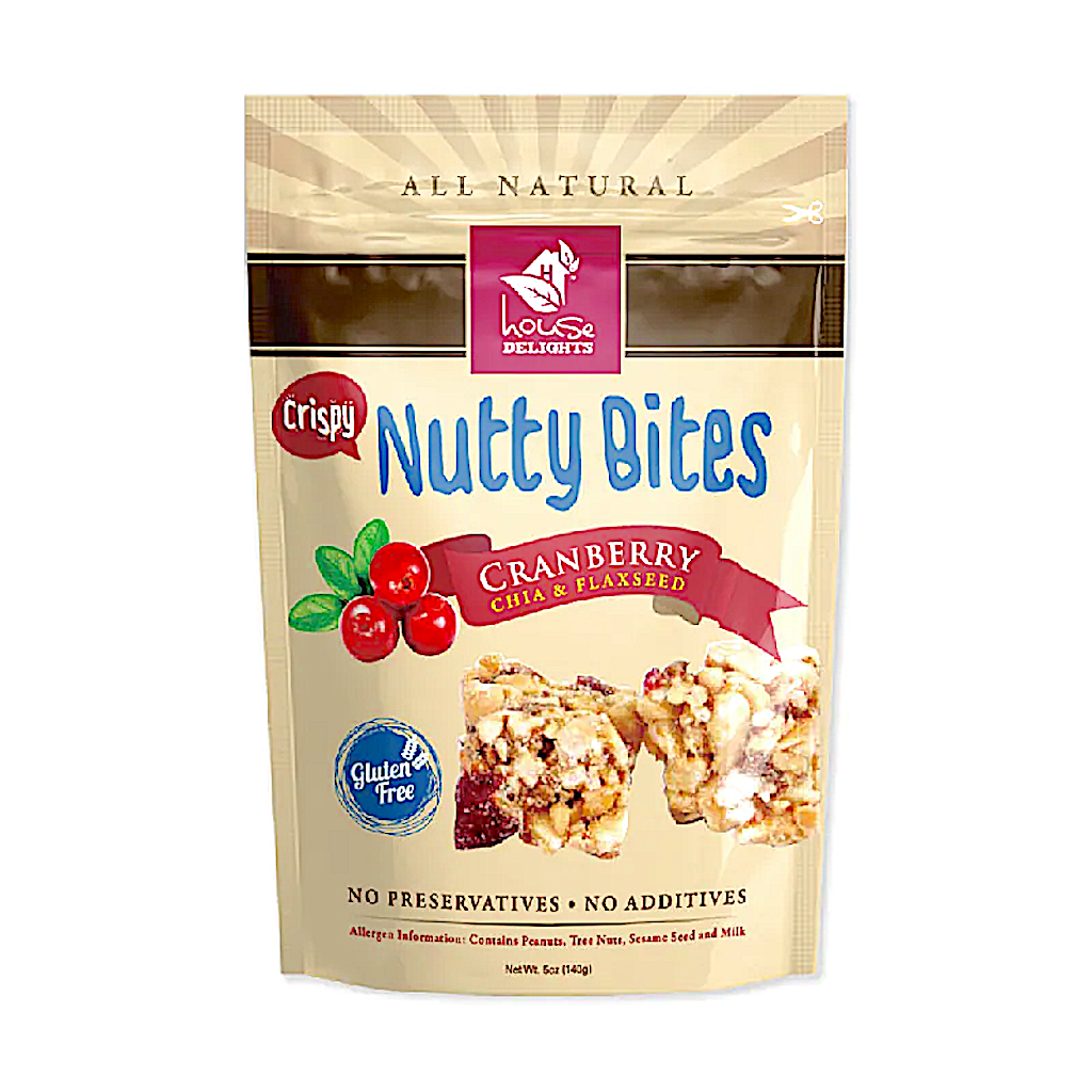 House Delights Crispy Nutty Bites - Cranberry, Chia, Flaxseed