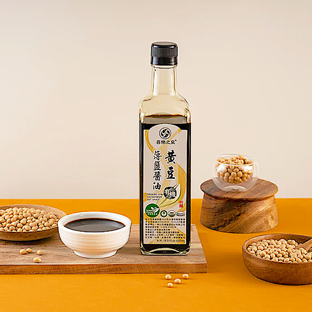 Joy Spring Organic Low Salt Soybean Soy Sauce