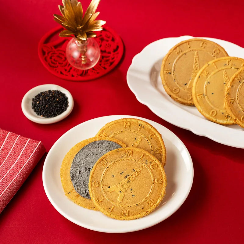 Leezen Black Sesame Gaufres