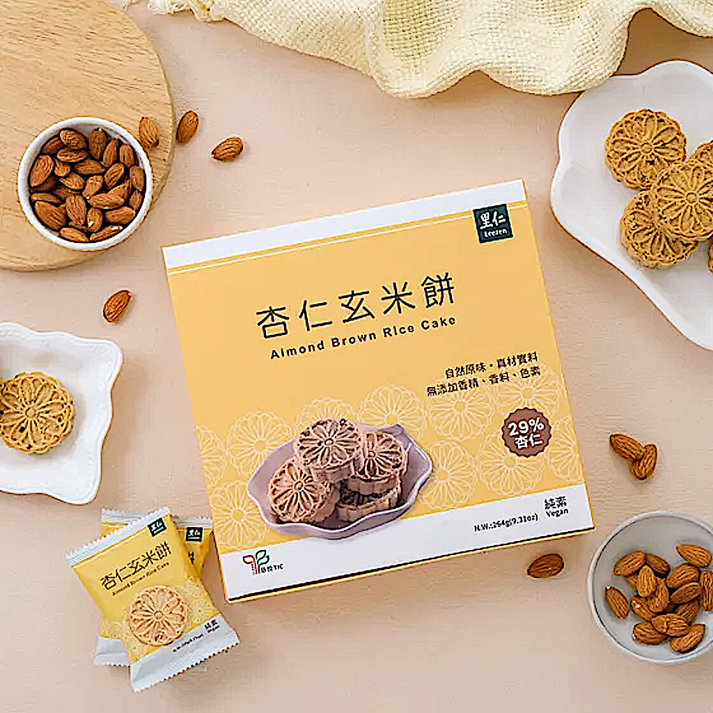 Leezen Almond Brown Rice Cake