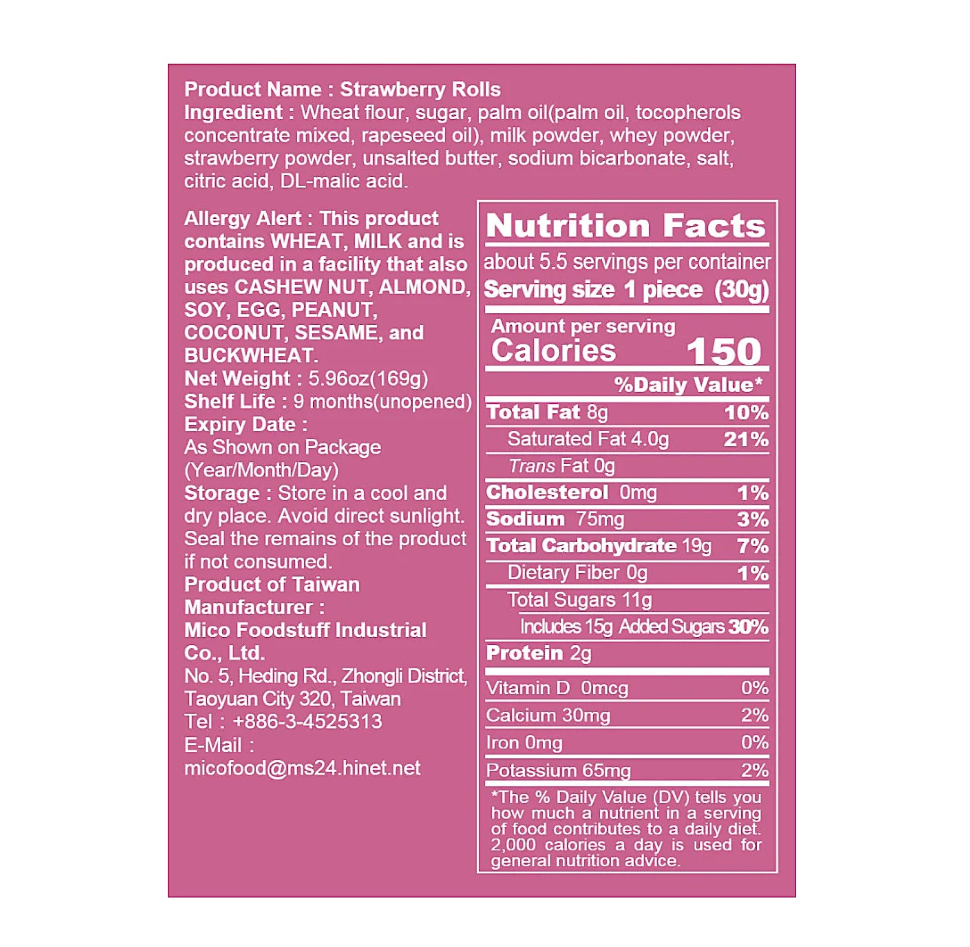 Leezen Strawberry Rolls