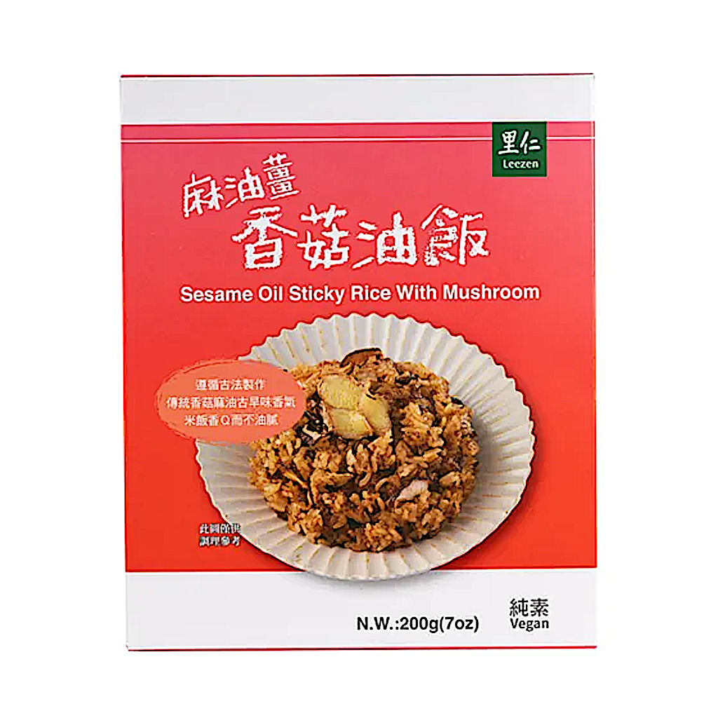 Leezen Sesame Oil Sticky Rice With Mushroom