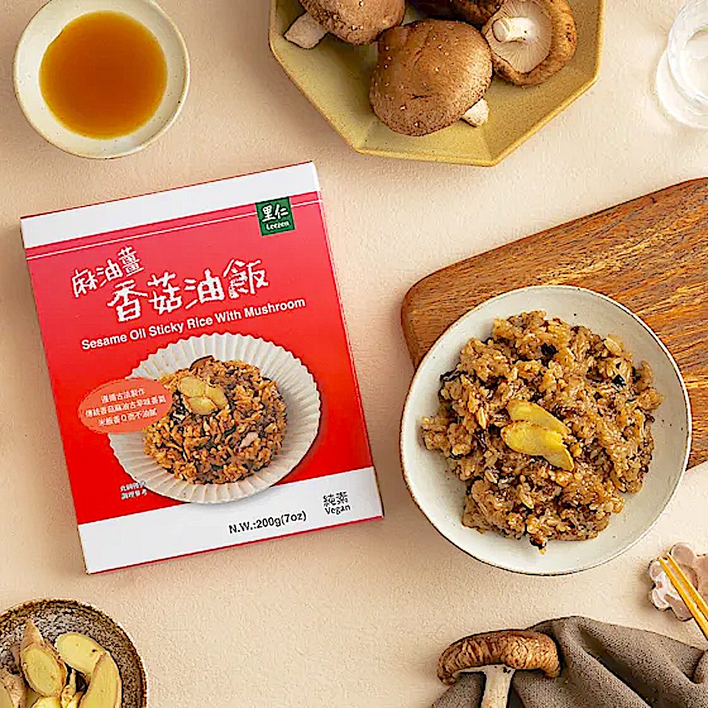 Leezen Sesame Oil Sticky Rice With Mushroom