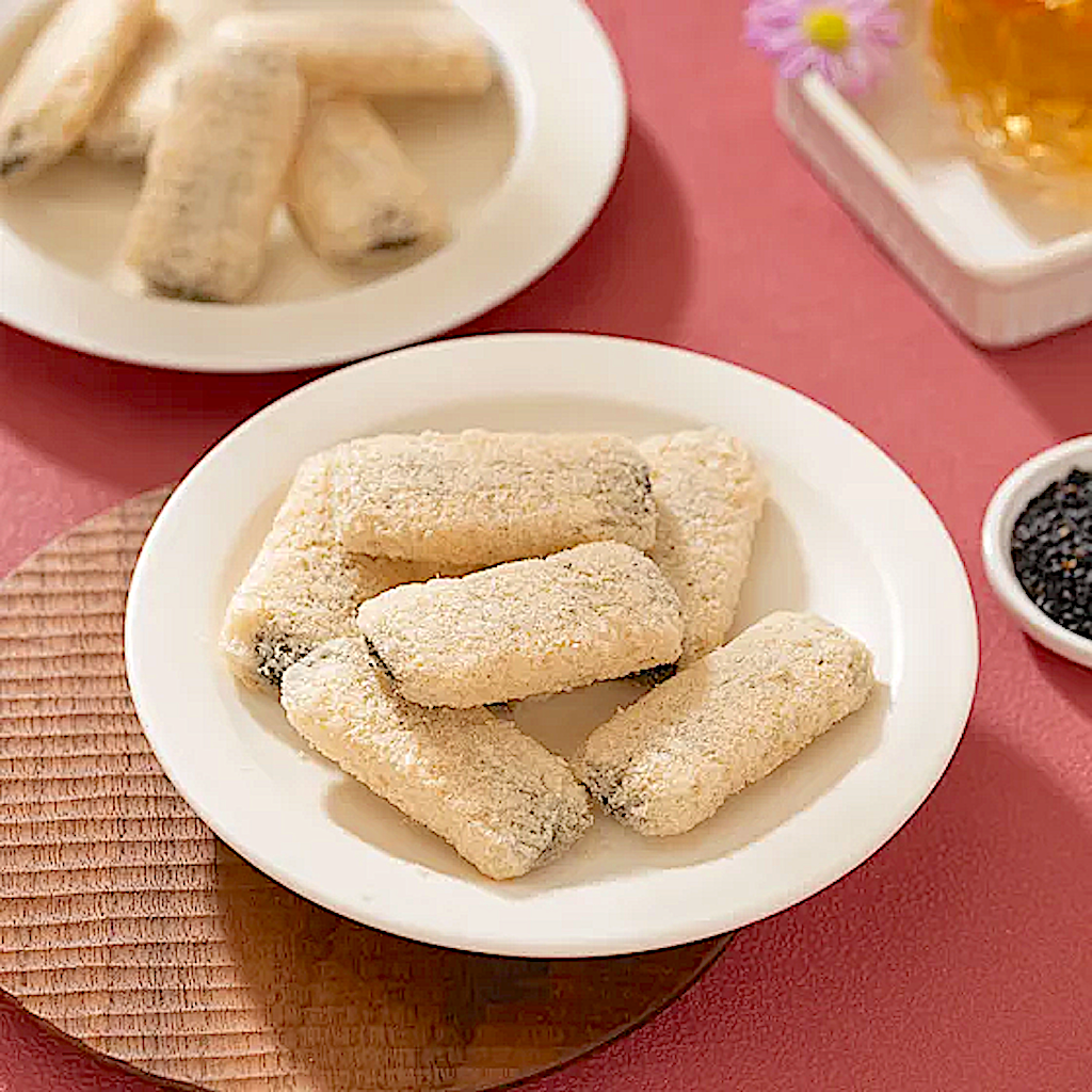 Leezen Stuffed Rice Cookie - Extra Thick Sesame Filling