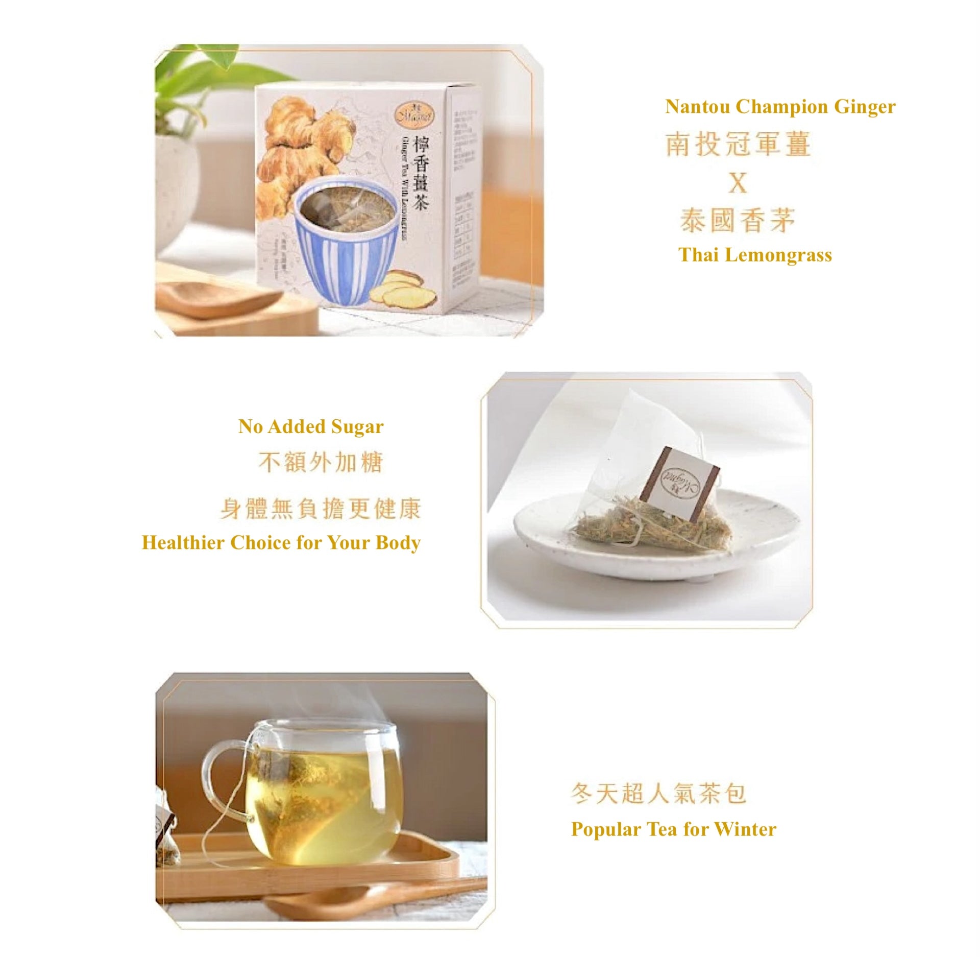 Magnet Ginger Tea with Lemongrass