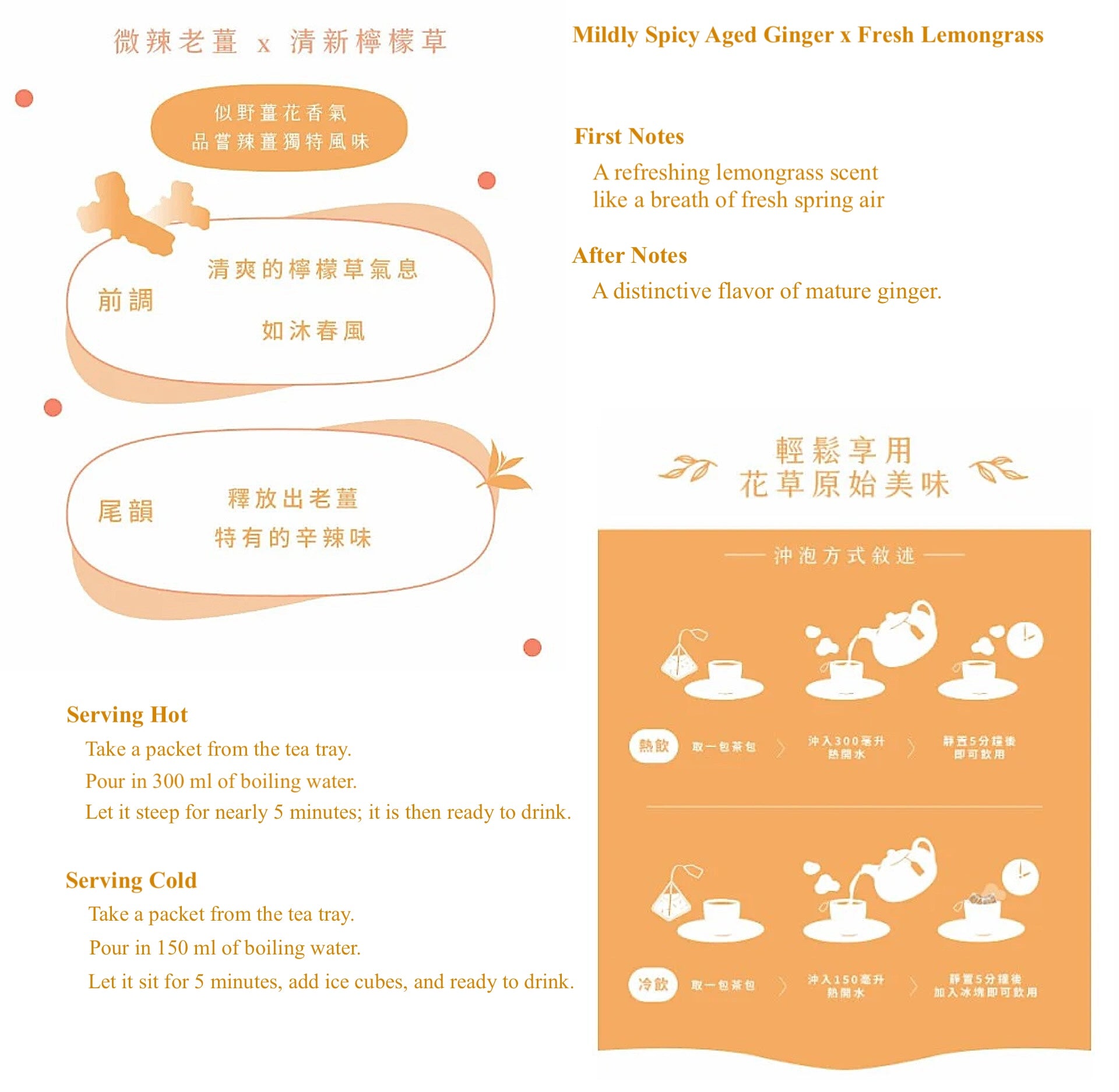 Magnet Ginger Tea with Lemongrass