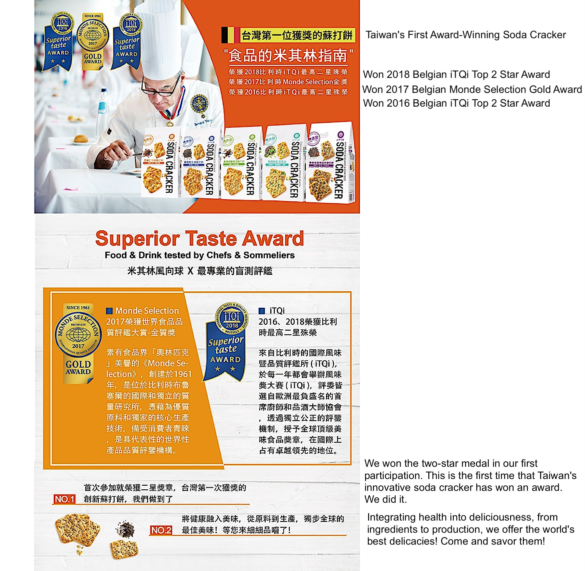 Natural's Idea Soda Cracker - Flax Seed, Black Pepper