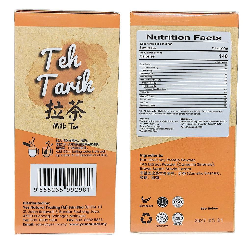 Yes Natural Teh Tarik Milk Tea